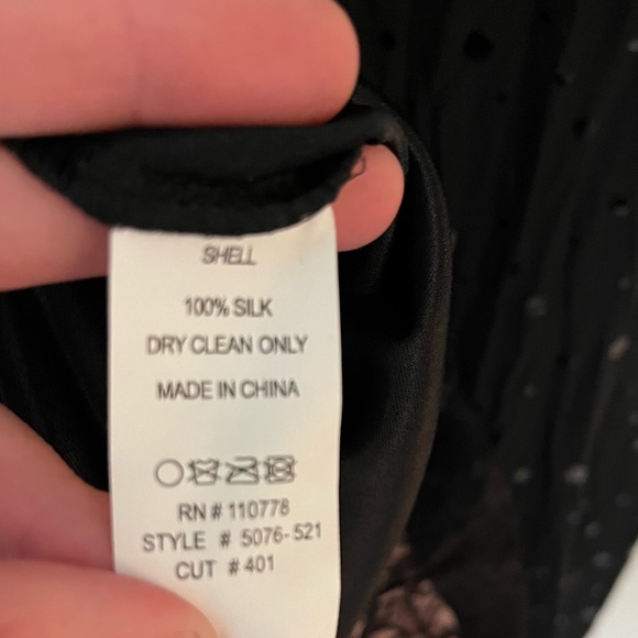 Hazel Black Dress w/ Accents Medium - Picture 12 of 12